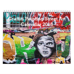 Colourful Graffiti Painting Street Art 2026 Calendar