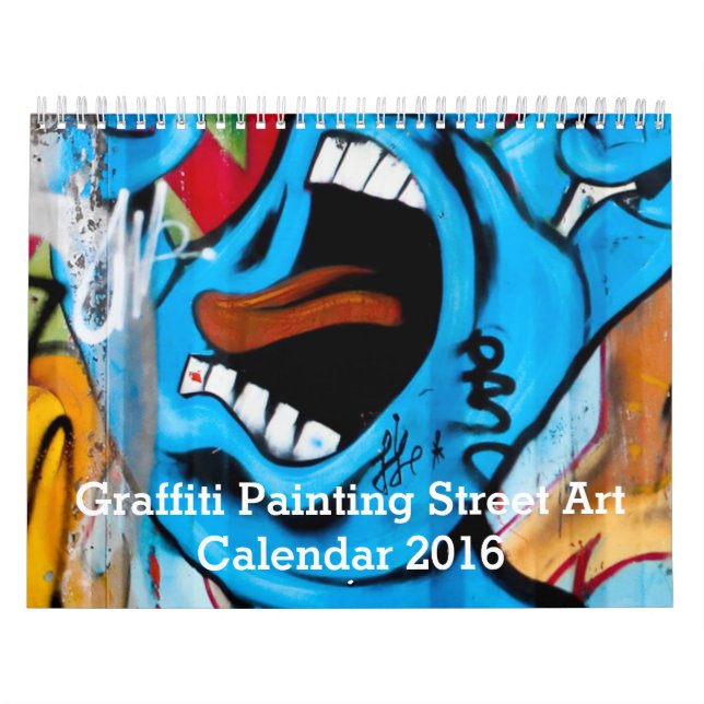 Colourful Graffiti Painting Street Art 2026 Calendar (Cover)