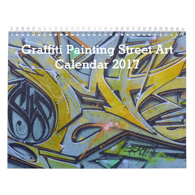 Colourful Graffiti Painting Street Art 2026 Calendar (Cover)
