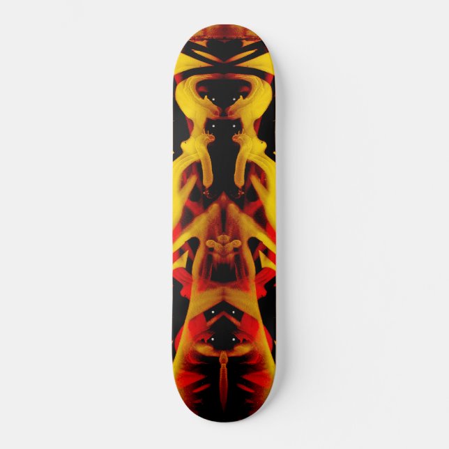 Colourful Graffiti pattern Skateboard (Front)