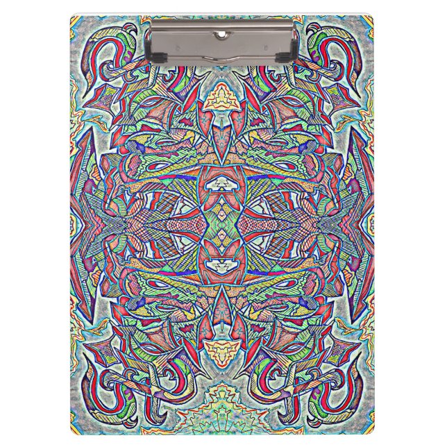 Colourful Graffiti Piece Clipboard (Front)