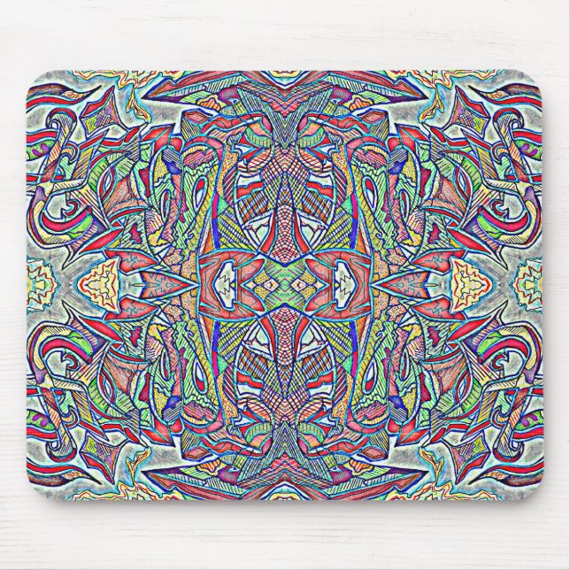 Colourful Graffiti Piece Mouse Pad (Front)
