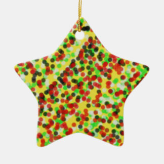 colourful grain of sands ceramic ornament