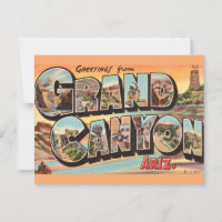 Colourful Grand Canyon Postcard