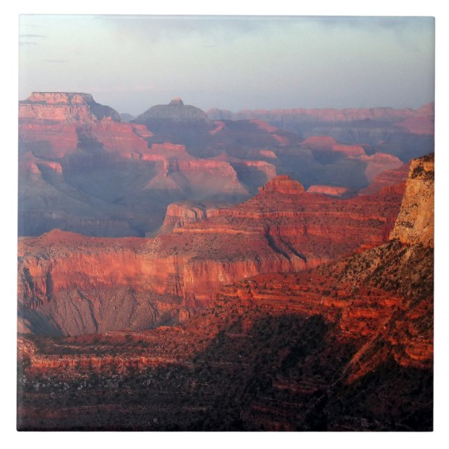 Colourful Grand Canyon Sunset Tile (Front)