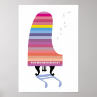 Colourful Grand Piano
