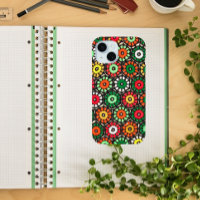 Colourful Granny Circles Crochet Pattern