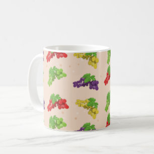 Colourful Grape Pattern Coffee Mug