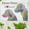 Colourful Great Dane Lover Kitchen Towel
