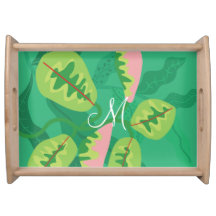 Colourful Green Foliage on Green Background