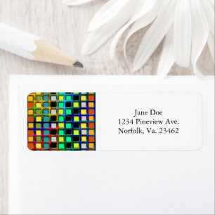 Colourful Grid-Tiled by Shirley Taylor