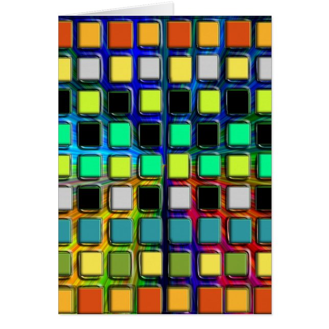 Colourful Grid-Tiled by Shirley Taylor (Front)