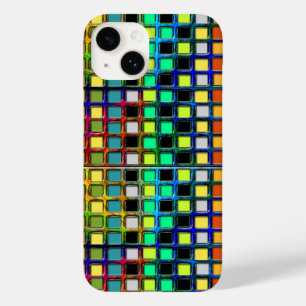 Colourful Grid-Tiled by Shirley Taylor Case-Mate iPhone 14 Case