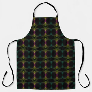 Colourful Groovy Psychedelic Pattern Abstract Art Apron