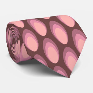 Colourful Groovy Retro 70s Pattern Neck Tie