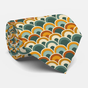 Colourful Groovy Retro Neck Tie