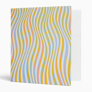 Colourful Groovy Swirl Binder