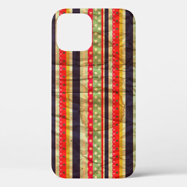 Colourful grunge stripes seamless pattern Case-Mate iPhone case (Back)