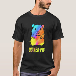 Colourful Guinea Pig Artwork     Guinea Pig T-Shirt
