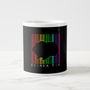 Colourful Guinea Pig Cute Guinea Lover Cute Pe Large Coffee Mug