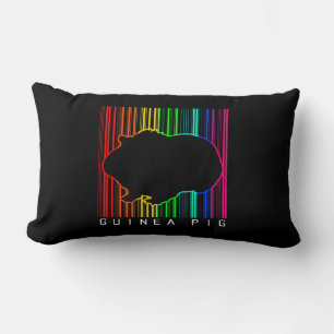 Colourful Guinea Pig Cute Guinea Lover Cute Pe Lumbar Pillow