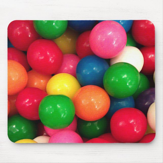 Colourful Gum Ball Candy Mouse Pad (Front)