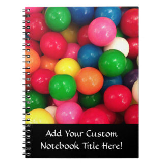 Colourful Gum Ball Candy Notebook