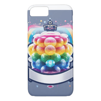 Colourful Gumball Machine Phone Case- Fun & Vibran Case-Mate iPhone Case