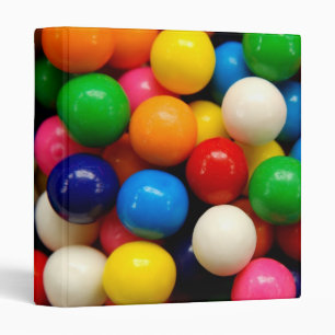Colourful Gumballs Binder
