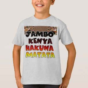 Colourful Hakuna Matata: A Kenyan Celebration T-Shirt