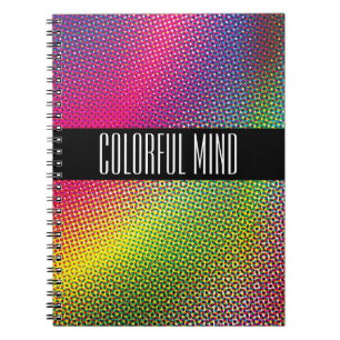 Colourful Halftone Notebook