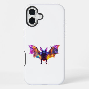 Colourful Halloween Bat iPhone 16 Plus Case