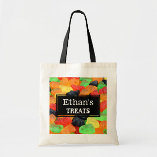 Colourful Halloween Ghosts and Bat Gummy Bag
