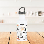 Colourful Halloween Scary Pattern |Happy Halloween 532 Ml Water Bottle<br><div class="desc">Colourful Halloween Scary Pattern |Happy Halloween</div>