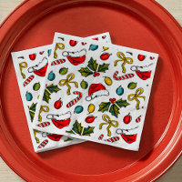 Colourful Hand Drawn Christmas Illustrated Sketche