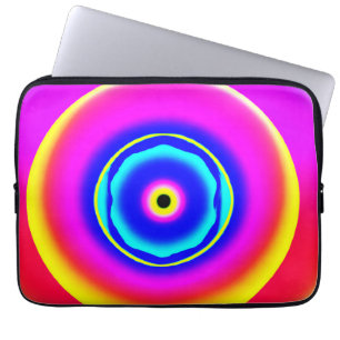 Colourful Hand Drawn Patterns Art Style Laptop Sleeve