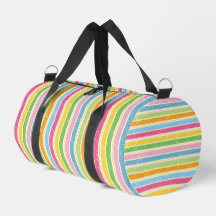 Colourful hand drawn stripes pattern