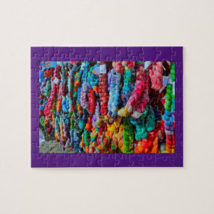 Colourful Hand Dyed Yarn Jigsaw Puzzle