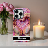 Colourful Hand Painted Heart Design Personalizatio