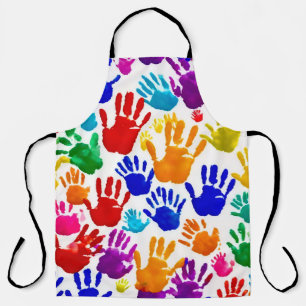 Colourful HandPrint Apron