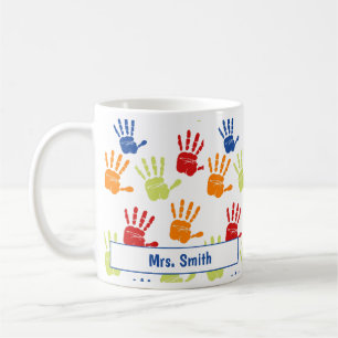 Colourful Handprint Mug