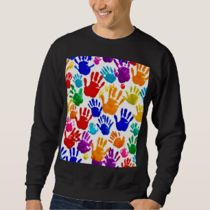 Colourful HandPrint Sweatshirt