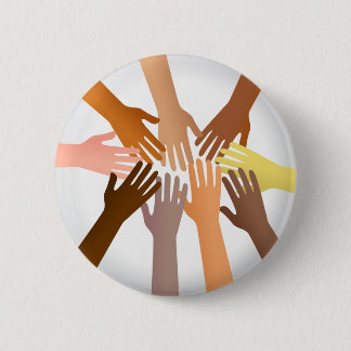 Colourful Hands 2 Inch Round Button