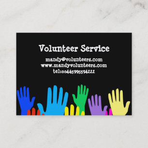 Colourful Hands Business Card