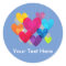 Colourful Hanging Hearts Personalized