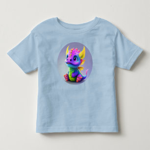 Colourful Happy Baby Dragon 12M to 5T Toddler T-shirt