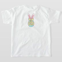 Colourful "Happy Easter" Bunny & Eggs Unisex 