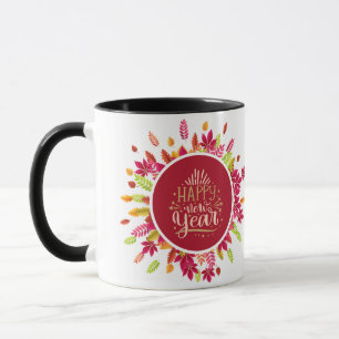 Colourful Happy New Year  Mug
