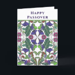 Colourful Happy Passover Star of David Holiday<br><div class="desc">Decorative "Happy Pesach" greeting card with Star of David on the inside.You can customize the greeting on the front and the message on the inside of the card.</div>