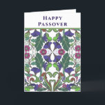 Colourful Happy Passover Star of David Holiday<br><div class="desc">Decorative "Happy Pesach" greeting card with Star of David on the inside.You can customize the greeting on the front and the message on the inside of the card.</div>